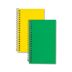 Rediform® Spiralbound Bright Memo Notebook, 3" x 5", 60 Sheets, Assorted Colors