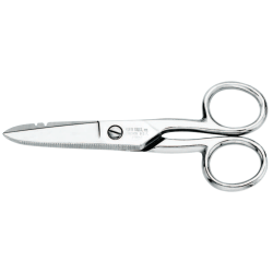 Electrician's Scissors, 5 1/4 in, Silver