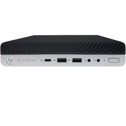 HP EliteDesk 800G4 Mini Refurbished Desktop PC, Intel® i5, 8GB Memory, 256GB Solid State Drive, Windows® 10 Pro