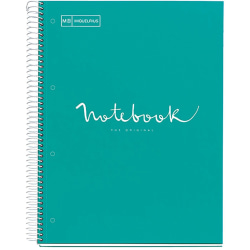 Roaring Spring® Fashion Tint Wirebound Notebook, 8 1/2" x 11", 1 Subject, Aqua