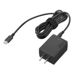 Lenovo® 45W USB-C Portable Adapter, Black, GX20N20876