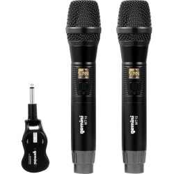 gemini GMU M200: UHF Dual Wireless Microphone System 512 MHz to 541.70 MHz Operating Frequency 164.04 ft Operating Range