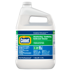 Comet Professional Disinfecting-Sanitizing Bathroom Cleaners, Closed Loop, 1 Gallon, Case Of 3 Cleaners