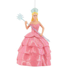 Hallmark Resin Christmas Ornament, 3-1/2" x 2-1/2" x 2", Wicked Glinda