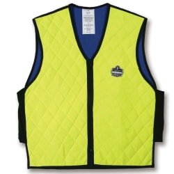 Ergodyne Chill-Its Evaporative Cooling Vest, 3X, Lime, 6665