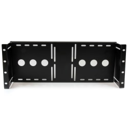 StarTech.com Universal VESA LCD Monitor Mounting Bracket for 19in Rack or Cabinet - Mount a 17-19 inch LCD panel into a standard 19 inch rack/cabinet - rack vesa mount - rack lcd mount - rack monitor mount