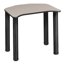 Regency Ferris 26"W Student Activity Desk, Maple/Black