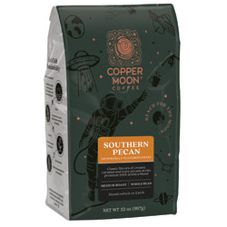 Copper Moon® Coffee Whole Bean Coffee, Southern Pecan, 2 Lb Per Bag, Carton Of 4 Bags