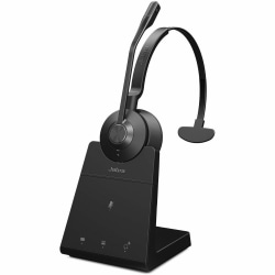 Jabra Engage 45 SE Earset - Mono - Wireless - DECT - 328.1 ft - 40 Hz to 16 kHz - Over-the-ear, On-ear, Earbud - 9653523125