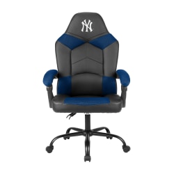 Imperial MLB Adjustable Oversized Vinyl High-Back Office Task Chair, New York Yankees