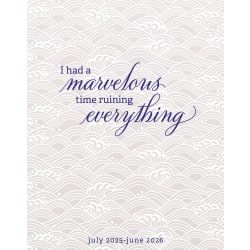 2025-2026 Willow Creek Press Monthly Academic Booklet Planner, 7-1/2" x 9-1/2", Marvelous Time, July 2025 To June 2026, 54871