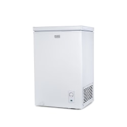 Black+Decker 2.7 Cu. Ft. Compact Chest Freezer, White