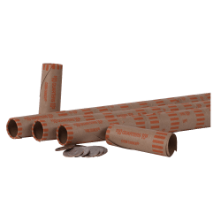 Coin Tainer PAP R Tubular Coin Wrap  25 Denomination  Durable, Burst Resistant, Crimped, Pre formed  57 lb Paper Weight  Paper  Orange