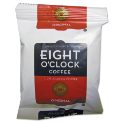 Eight O'Clock Original Ground Coffee Fraction Packs, 1.5 Oz, Case Of 42 Packs