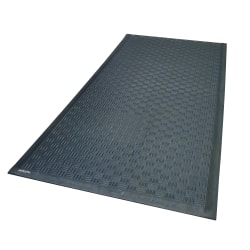 M+A Matting Comfort Station Max Mat, Black, 3.2' x 12.3'