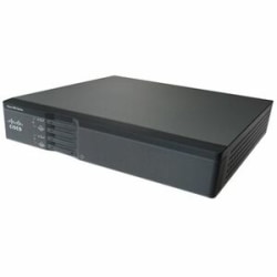 Cisco 866VAE Integrated Service Router - DSL - 6 Ports - 5 RJ-45 Port(s) - Management Port - 256 MB - Gigabit Ethernet - ADSL - 1U - Rack-mountable - 1 Year