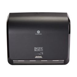 Pacific Blue Ultra® Mini by GP PRO, 9" Automated Touchless Paper Towel Dispenser, 54518, 14.12" x 6.56" x 11", Black, 1 Dispenser