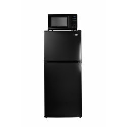Danby 10.0 Cu. Ft./0.9 Cu. Ft. Combination Refrigerator/Microwave, Left Door Hinge, Black