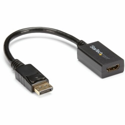 StarTech DisplayPort to HDMI Video Converter, 6", Black