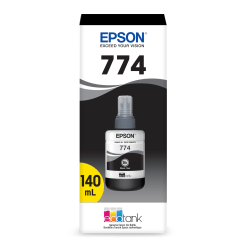 Epson® 774 EcoTank® Black Refill Ink Bottle, T774120-S