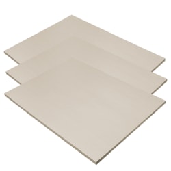 Prang Construction Paper, Medium Weight, 18" x 24", Gray, 50 Sheets Per Pack, Set Of 3 Packs