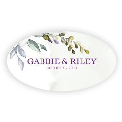 Custom Full-Color Printed Labels And Stickers, Oval, 1-3/8" x 2-1/2", Box Of 125 Labels