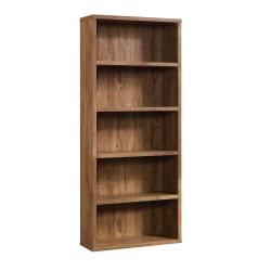 Sauder® Select 73"H 5-Shelf Bookcase, Sindoori Mango