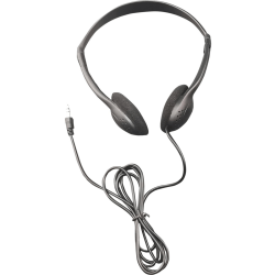 Hamilton Buhl Personal-Sized Economical Headphones, 100 Pack - Stereo - Black - Mini-phone (3.5mm) - Wired - PER100