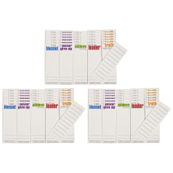 Inspired Minds Page Keepers Bookmarks, 2" x 6", Encouragement Booster Set, 30 Per Pack, Set Of 3 Packs