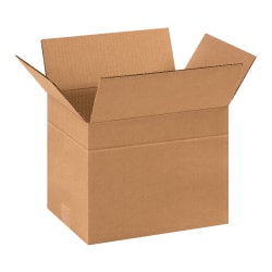 Office Depot® Brand Multi-Depth Corrugated Cartons, 8 3/4" x 11 3/4" x 8 3/4", Kraft, Pack Of 25