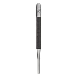 Drive Pin Punches, 4 in, 1/8 in tip, Steel