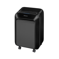 Fellowes® Powershred® LX210 100% Jam Proof Micro-Cut 16-Sheet Shredder, Black 5015201