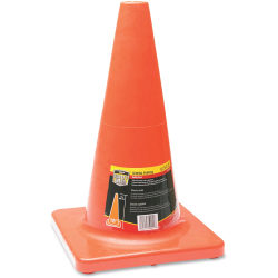 Honeywell Orange Traffic Cone - 1 Each - 11" Width x 18" Height - Cone Shape - Fade Resistant, Long Lasting, UV Resistant - Orange