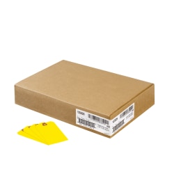 Avery® Colored Shipping Tags - 4.75" Length x 2.37" Width - 1000 / Box - Yellow