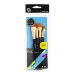 Brea Reese Angle 5-Paintbrush Set, Black