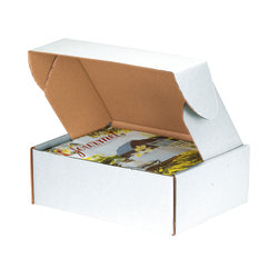 Partners Brand Deluxe Literature Mailers, 11 1/8" x 8 3/4" x 4", White, Pack Of 50