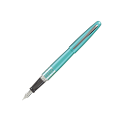 Pilot® MR Retro Fountain Pen, Fine Point, Turquoise Dots Barrel, Black Ink