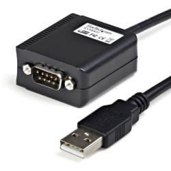 StarTech.com 6ft (1.8m) 1-Port Professional RS422/485 USB Serial Cable Adapter with COM Retention, USB to RS422 Adapter - ICUSB422