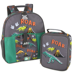 Up We Go Backpack With Matching Lunch Bag, Dino