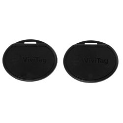 Vivitar Vivitag Bluetooth Trackers, Black, Pack Of 2 Trackers