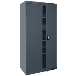 Sandusky Elite Series 36"W Heavy-Duty Storage Cabinet, 36" x 18" x 72", Charcoal