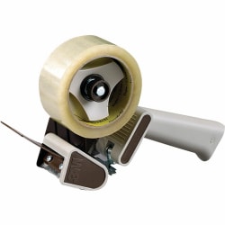 Scotch® Refillable Box Sealing Tape Dispenser With Non-Retractable Blade, Gray
