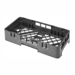 Cambro Camrack Half-Size Base Dish Rack, 10" x 19-3/4", Gray