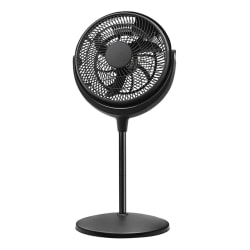 Brentwood Kool Zone Circulator 12" Adjustable Stand Fan, 38" x 15", Black