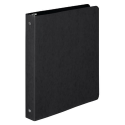Wilson Jones® Flexible Ring 3-Ring Binder, 1" Round Rings, Black