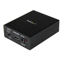 StarTech.com HDMI® to VGA Video Adapter Converter with Audio - HD to VGA Monitor 1080p - Functions: Signal Conversion, Video Capturing - 1920 x 1200 - VGA - External