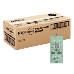 The Bright Tea Co.™ Peppermint Herbal Tea Single-Serve Freshpacks, 0.25 Oz, Box Of 100