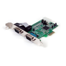 Line StarTech.com 2 Port PCIe Serial Adapter Card with 16550