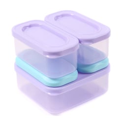 Martha Stewart Grady Stackable Plastic Storage Boxes with Lids 2