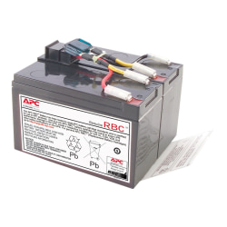 APC Replacement Battery Cartridge #48 - UPS battery - 1 x battery - lead acid - for P/N: SMT750, SMT750C, SMT750I, SMT750TW, SMT750US, SUA750ICH, SUA750ICH-45, SUA750-TW